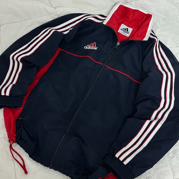 00s 아디다스 올드스쿨 바람막이 라지