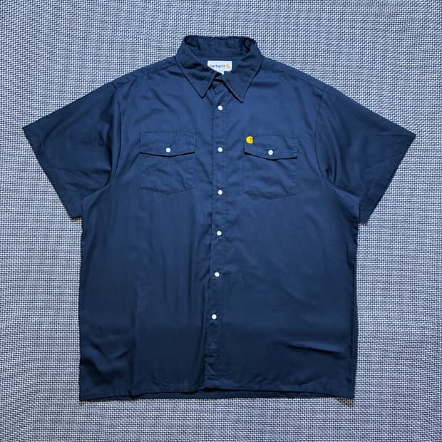 빈티지 Carhartt 반팔 워크 셔츠(kold_8512)