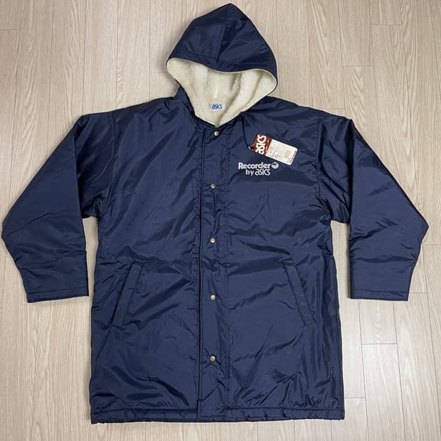 아식스 레코더 90s 올드 벤치 자켓 하프 코트 ASICS OLD