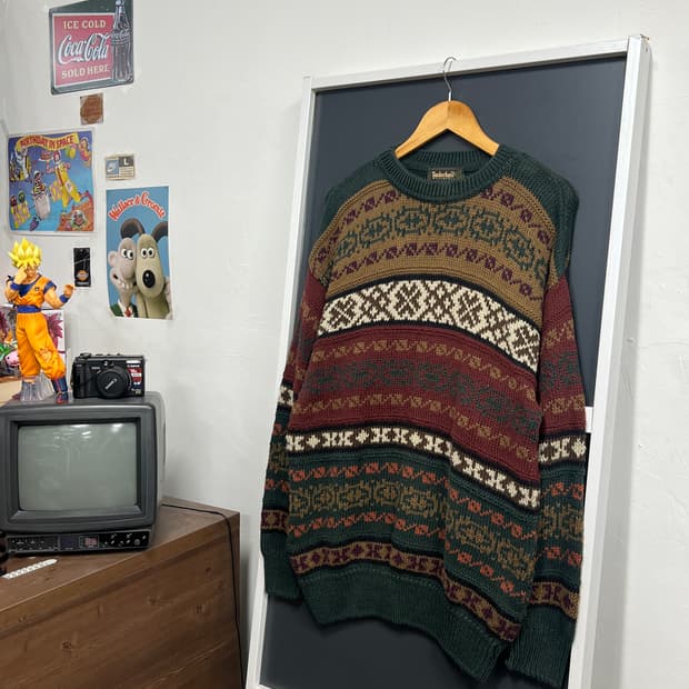 Timberland 팀버랜드 빈티지 패턴 니트 