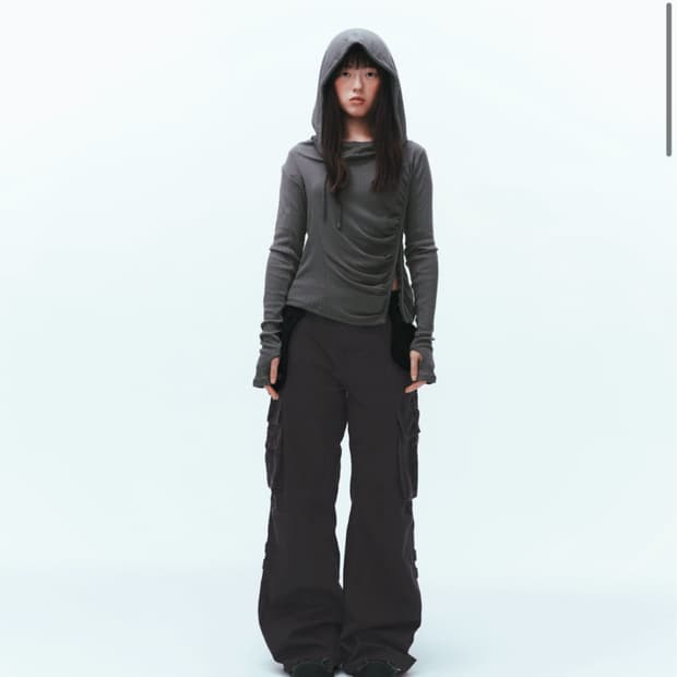 코이세이오 BIG POCKET CARGO PANTS CHARCOAL