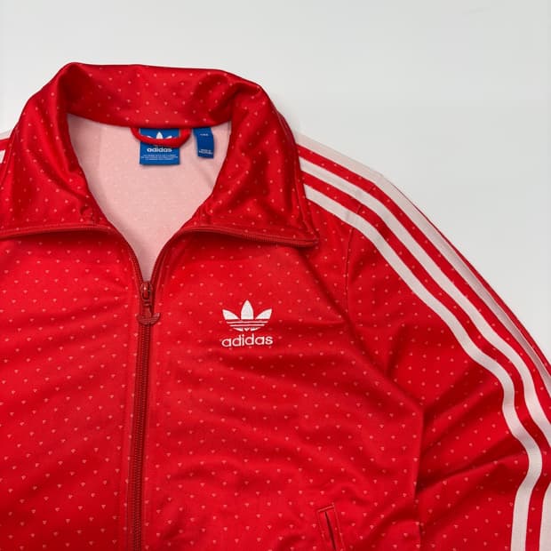 Adidas 아디다스 오리지널스 파이어버드 도트 트랙탑 레드 져지