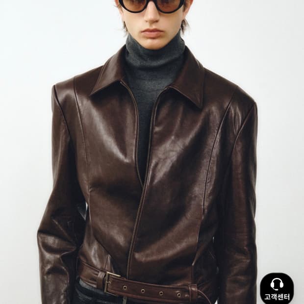 양가죽 레더 자켓 [kkst x noirer]