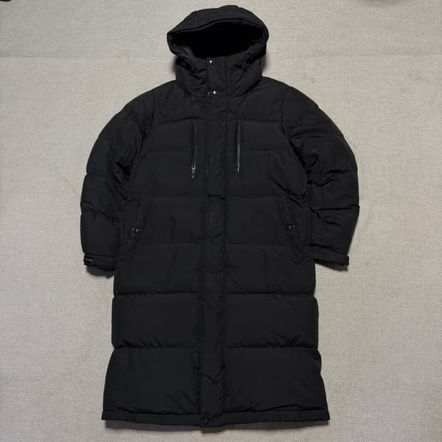 블랙야크 구스다운 롱 패딩 자켓
