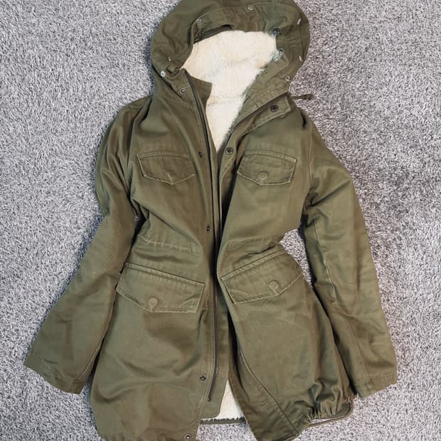 그런지페어리 카키 야상