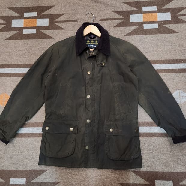 Barbour 바버 애쉬비 왁스 코튼 헌팅 자켓 M 100