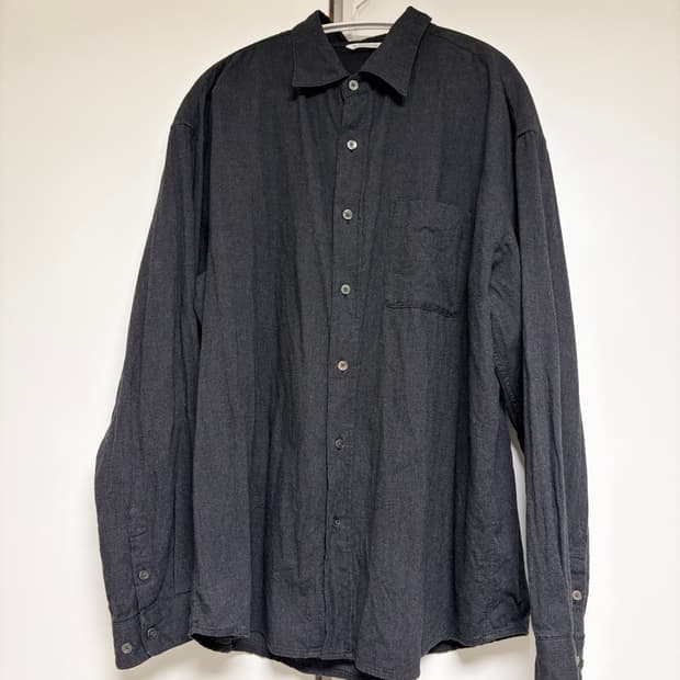 [3] 블랭크룸 텍타일 셔츠 멜란지 차콜
