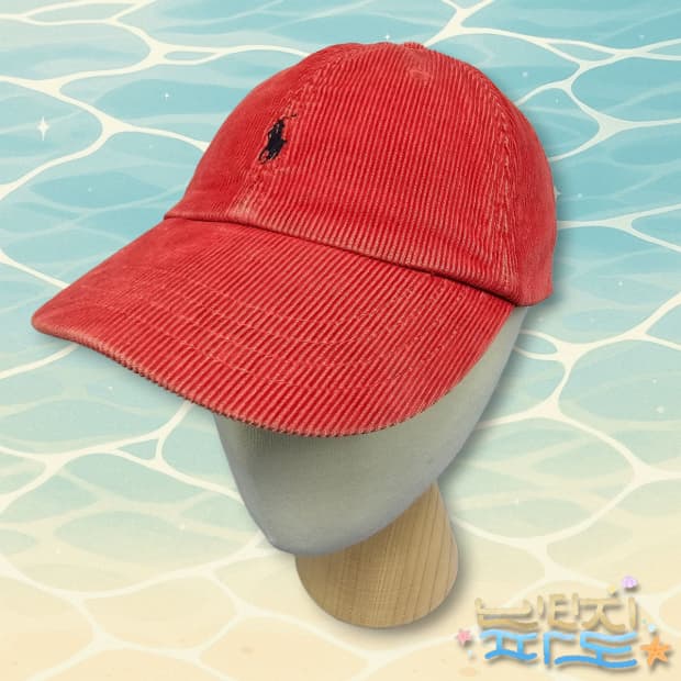 M POLO 폴로랄프로렌 유아용 코듀로이 볼캡