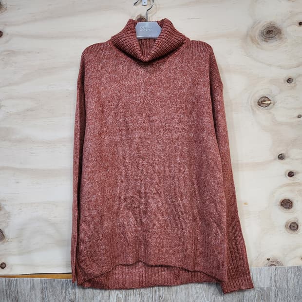 220) 여성 목폴라 니트