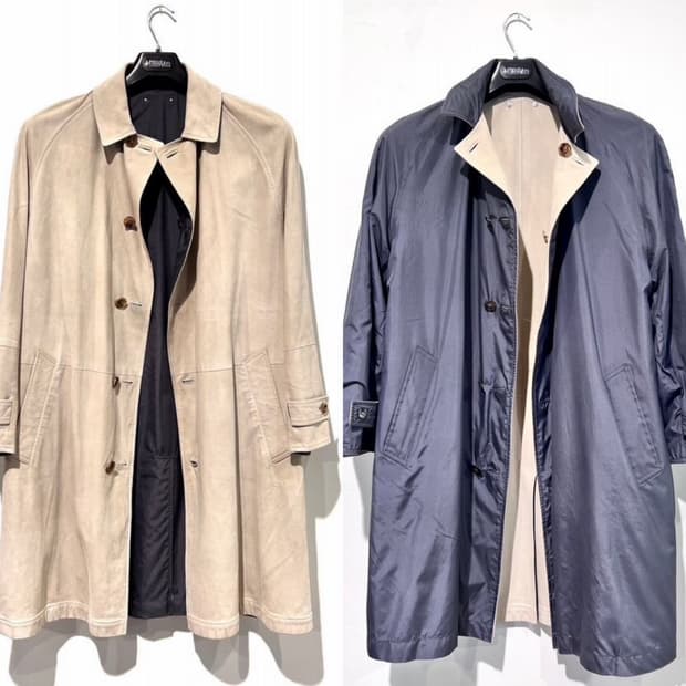 루이비통 리버서블 싱글코트(고트스킨/실크)52 사이즈-해외발송