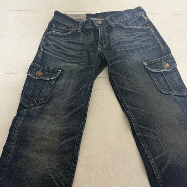 리바이스 부츠컷 청바지 로우라이즈 빈티지 카고바지 카고청바지 y2k팬츠
