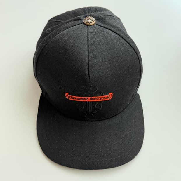 크롬하츠 대거 로고 볼캡 블랙