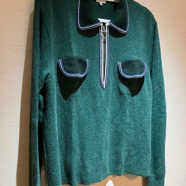 [XL]사스콰치패브릭스 하프 집 니트