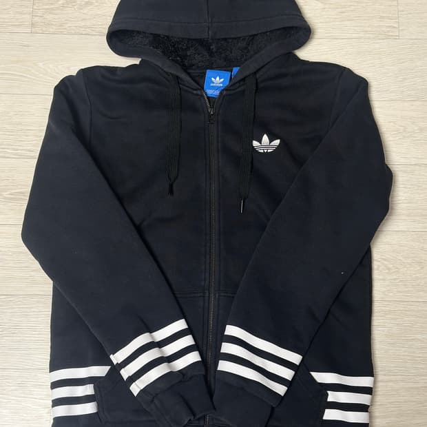 아디다스 털안감 후드집업