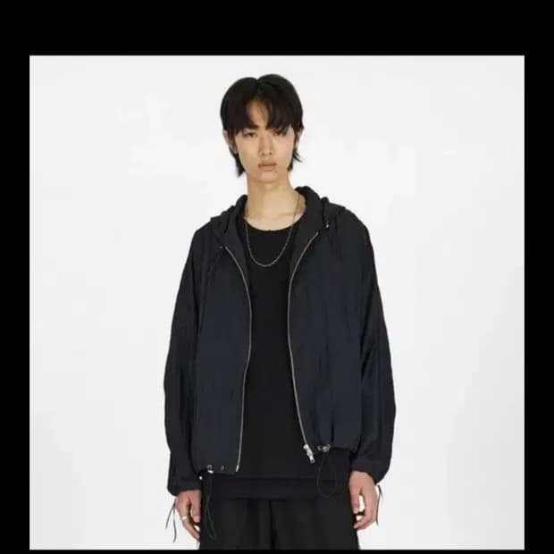 유스 youth shirring flight jacket black M