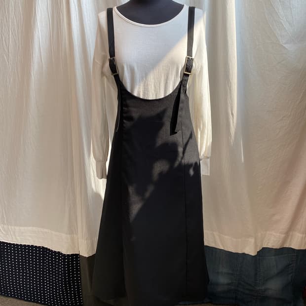 COLZA 블랙 서스펜더 원피스(M)