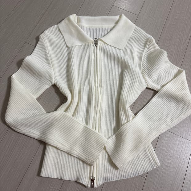 집업니트가디건