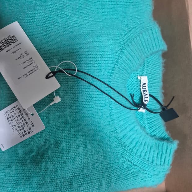 오라리 (브러쉬드) 브러시드 울 캐시미어 실크 니트