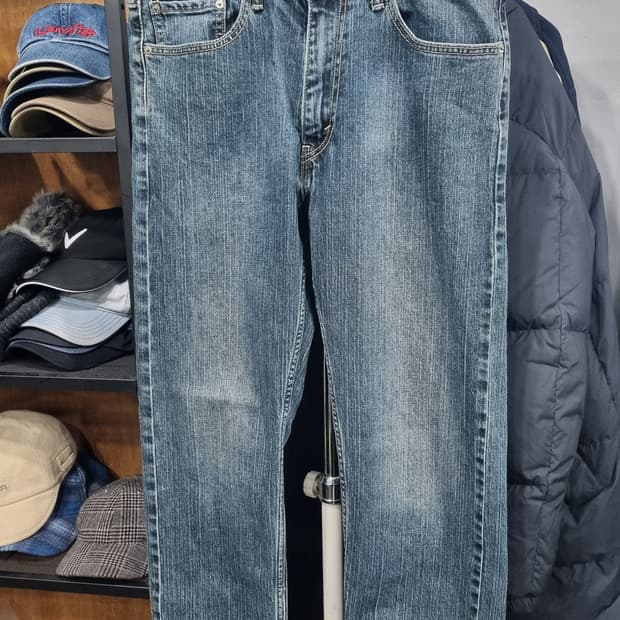 LEVI'S 505 남성용 워싱데님진 32~33(허리반품42) 상태9