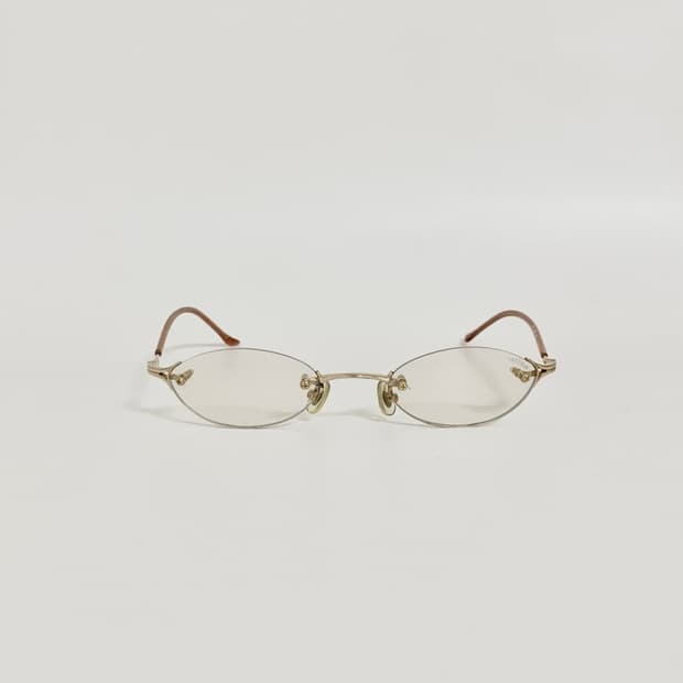 데드스탁  무테 타원형  빈티지st 골드 1406