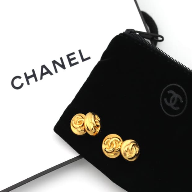 샤넬 A+등급 남자 명품 커프스 빈티지 단추 모티브