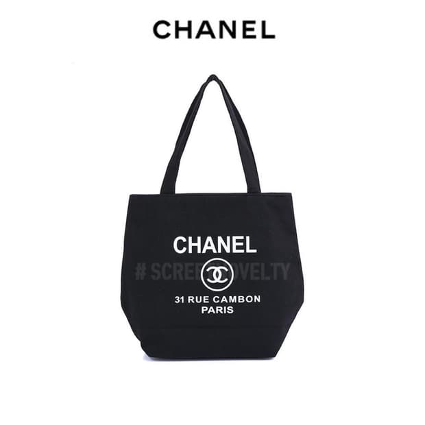 샤넬 파리스 에코백 블랙