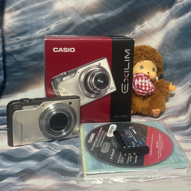 카시오 exilim h-10 골드색✨ 카메라/박스셋 미품💕