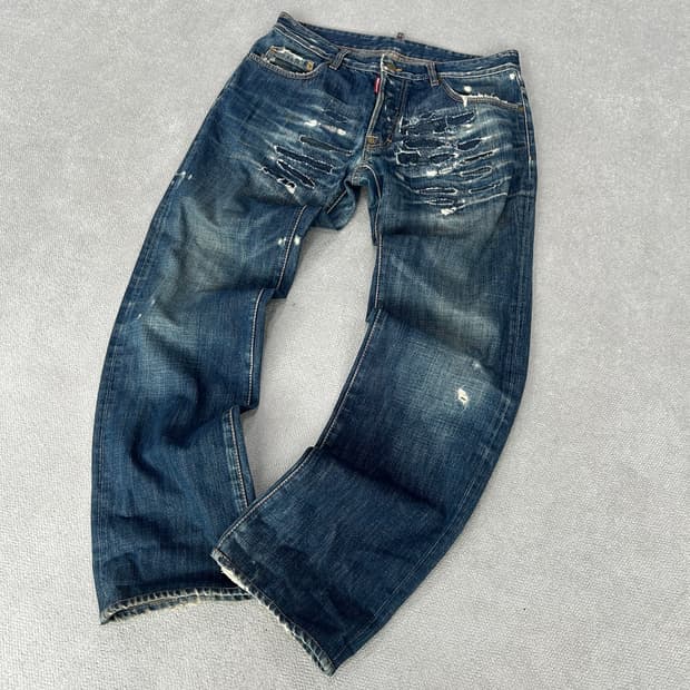 디스퀘어드 데님 바지 