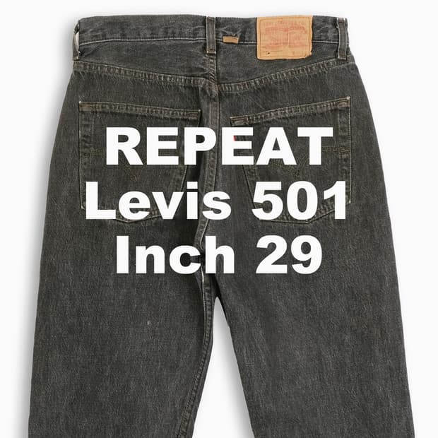 빈티지 리바이스 501 80s UK 29 인치 LV50131218