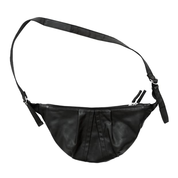 폴리테루 카프백 블랙 램스킨