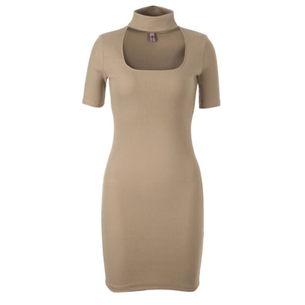 베이비메탈클럽 크리미 초커 드레스 베이지 베메클