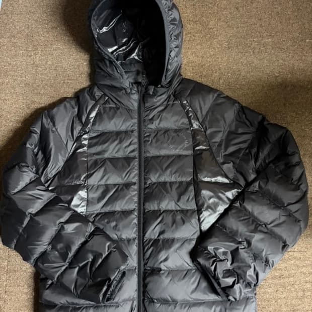 마뗑킴 후드 경량패딩 S