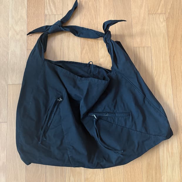 GARMENT DYED 2 WAY STRAP TOTE BAG (LARGE