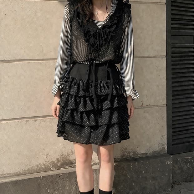 블랙 도트 아카이브걸 set