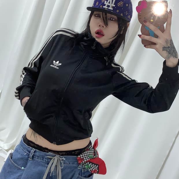 아디다스 파이어버드 블랙 져지