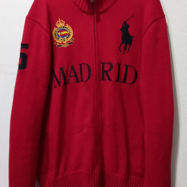 폴로 POLO 빅포니 마드리드 니트 집업 105/XL