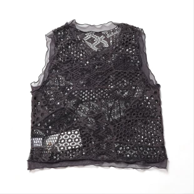 일본 빈티지 JPN Vintage Frill Sleevless

