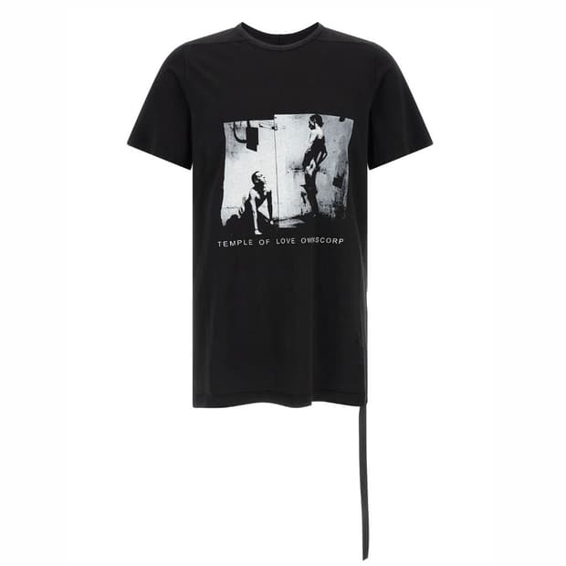 [L]릭오웬스 다크쉐도우 레벨 티셔츠/블랙