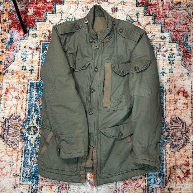 [XL] 일본 빈티지 견장 야상 자켓