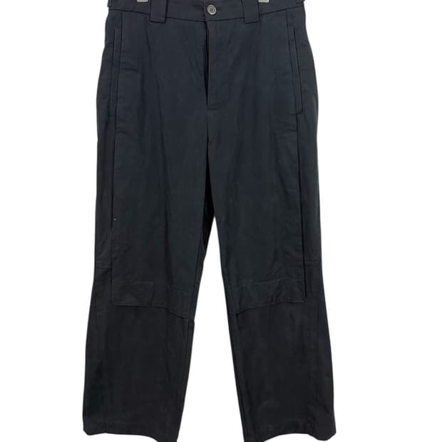 폴리테루 네이비 코튼 와이드 팬츠 치노팬츠 4