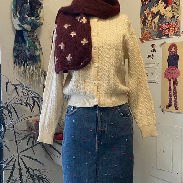 울니트 꽈배기 가디건 [무배]