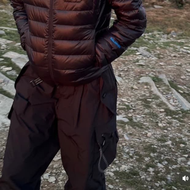 And Wander 카고팬츠 블랙 M