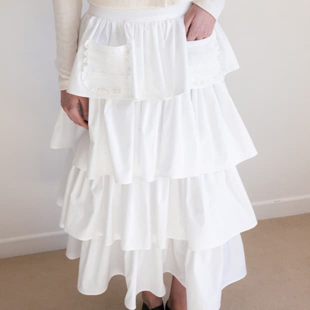 배송지변경)더티스 에이프런 스커트 m사이즈