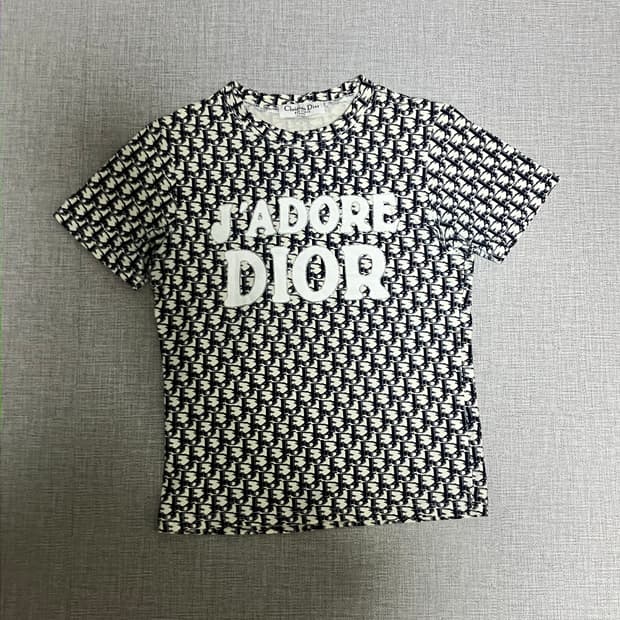 Dior 디올 오블리크 유니폼 반팔티셔츠