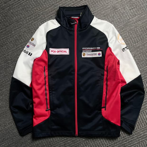 포르쉐 모터 스포츠 소프트쉘 레이싱 자켓o 6133
