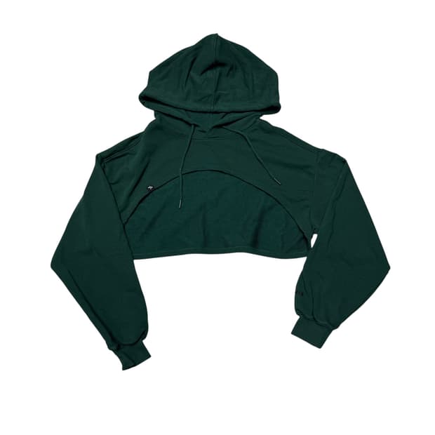 젝스믹스 크롭 후드티