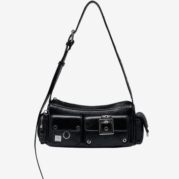 블랙퍼플 미니 포트리스 백 Mini Fortress Bag-Black
