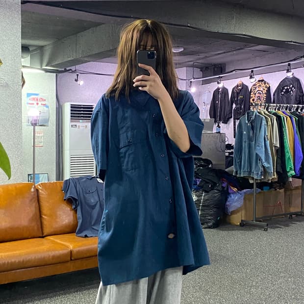 디키즈 스몰로고 반팔 셔츠 B2518