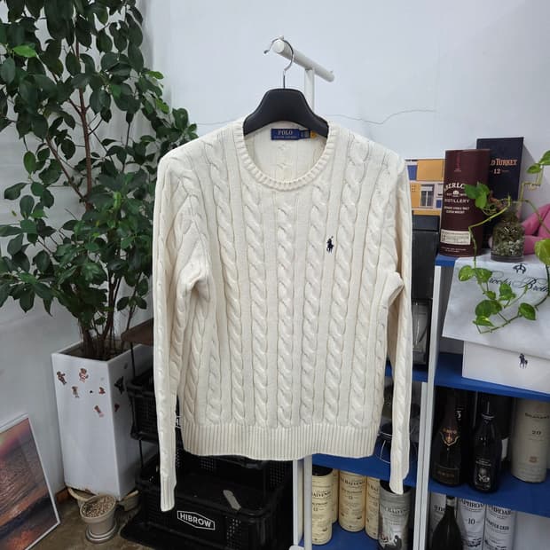 폴로랄프로렌 코튼 케이블니트 S
