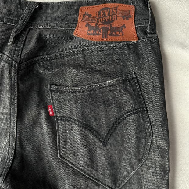 리바이스 Copper 웨스턴 무드 흑청 데님 30